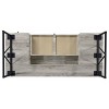 PAGED Industrial Gaming Desk with Open Shelf & 4 Drawers, Rectangular Home Office Desk with Metal Legs for Living Room - 4 of 4