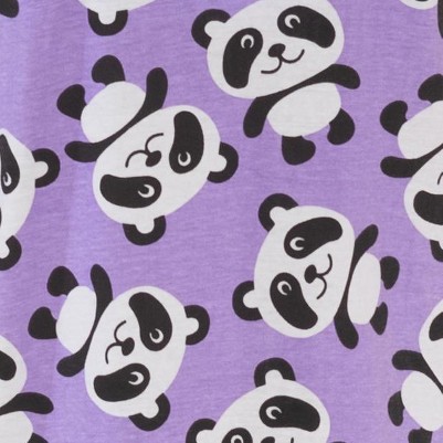 tossed pandas purple