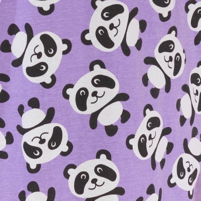 tossed pandas purple