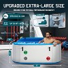 AMERLIFE Inflatable Cold Plunge Tub for Athletes, Portable Ice Bath with Insulated Lid, Non-Slip Mat, Chiller Compatible for Full-Body Recovery - 2 of 4