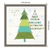 Amanti Art Christmas Patchwork I (Tree) by Courtney Prahl Canvas Wall Art Print Framed 16 x 16-in. - 4 of 4
