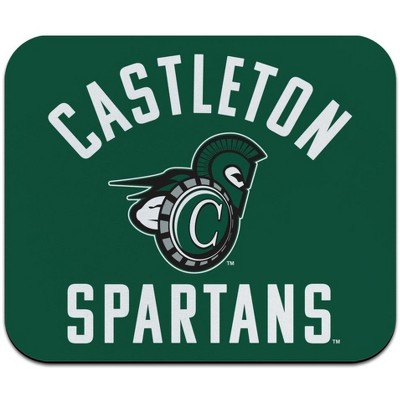 Castleton University Spartans Logo Low Profile Thin Mouse Pad