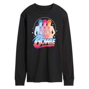 Men's - David Bowie - Bowie 3D Long Sleeve Graphic T-Shirt - 1 of 4