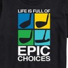 Men's - Instant Message - Life is Full of Epic Choice Golf Short Sleeve Graphic T-Shirt - 2 of 4