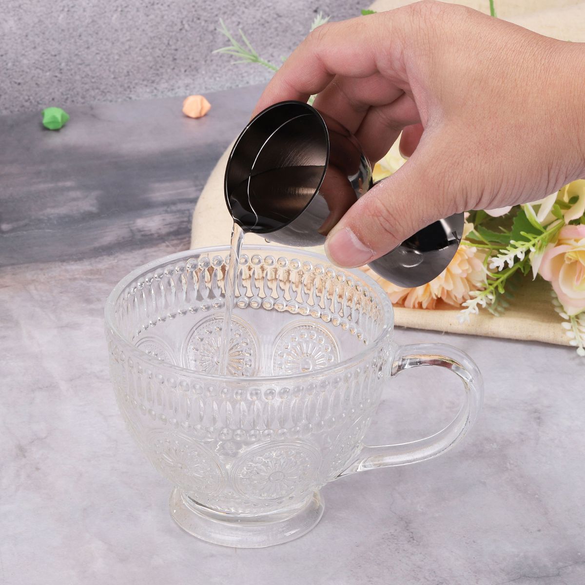 Unique Bargains Stainless Steel Restaurant Cocktail Jigger with Measurements - thumbnail 10