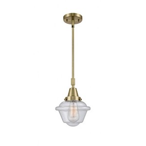 Oxford - 1 Light Stem Hung Mini Pendant In Traditional Style-9.13 Inches Tall and 7.5 Inches Wide - 1 of 1