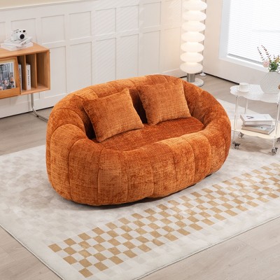 NicBex Chenille Bean Bag Chair with High-Density Foam,Oversized Lazy Sofa Chair for Adults and Kids,Modern Lounge Chair for Living Room