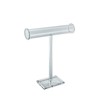 Azar Displays T-Bar Single-Pole Necklace and Bracelet Acrylic Jewelry Stand. Overall Measurements: 15"H x 14"W - 2 of 4