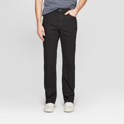 Men's Regular Fit Straight Cargo Pants - Goodfellow & Co™ Black 32x32