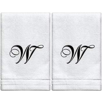  Soft Towel Set Letters Embroidered Face Bath Towel