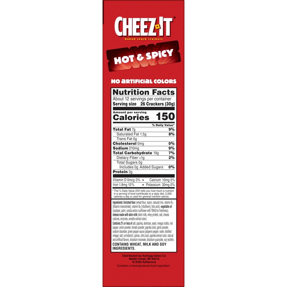 Sunshine Cheez-It Hot & Spicy package