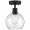 Access Lighting Port Nine 1 - Light Flush Mount in  Matte Black - 2 of 4