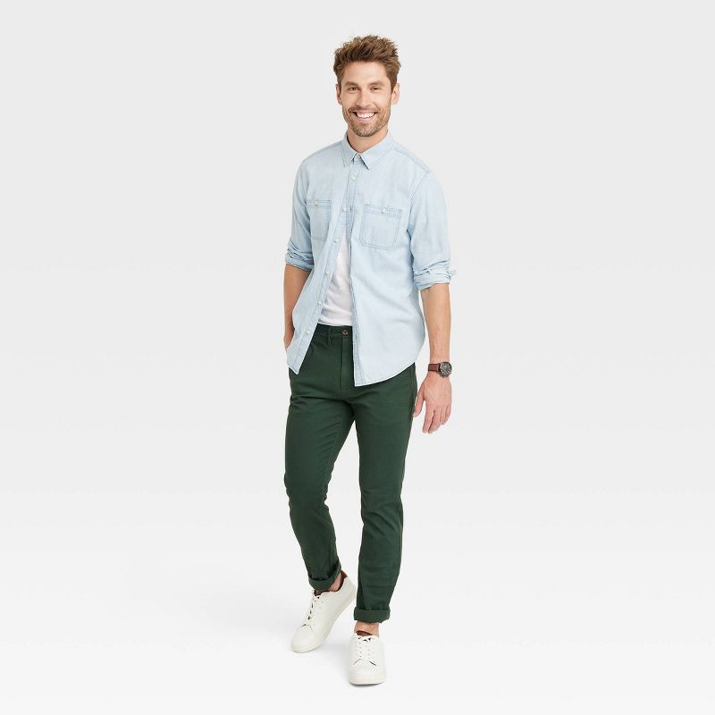 Men's Every Wear Slim Fit Chino Pants - Goodfellow & Co™, 4 of 5