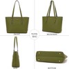 Generic Purses Handbags for Women Large Tote Shoulder Bags Top Handle Satchel Purses Wallet - 4 of 4