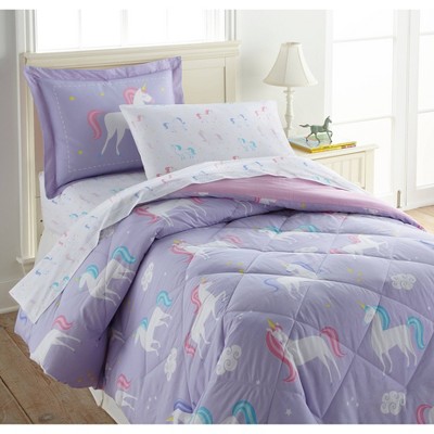 5pc Twin Unicorn Cotton Bed in a Bag - WildKin