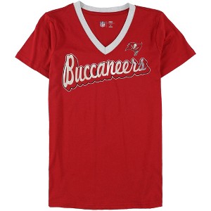 G-III Sports Womens Buccaneers Graphic T-Shirt, Red, Medium - 1 of 2