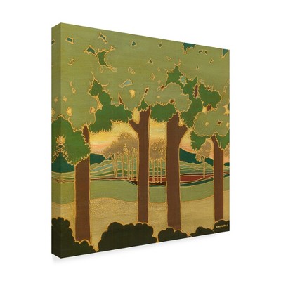 Trademark Fine Art -Wendy Russell 'Arts And Crafts Landscape Ii' Canvas Art