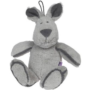 Multipet Borderline Plush Super Soft Gray Rabbit Dog Toy that Squeaks - 1 of 1