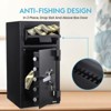 2.5 Cubic Feet Fireproof Drop Safe with Digital Keypad and Keys, Heavy Duty Depository Safe with Slot for Cash Mail Documents, Black - 4 of 4