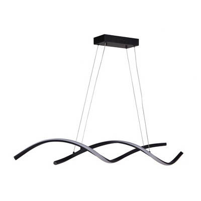Craftmade Lighting Pulse 1 - Light Island Pendant Light in  Flat Black