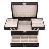 REGALWOVEN Women's Waterproof Large Capacity Soft Velvet Jewelry Box - 3 of 4