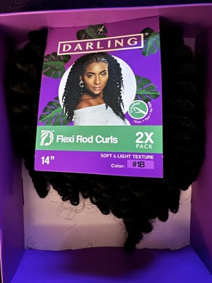 Darling Flexi Rod Curls 6X Crochet Hair Extensions, Turkey