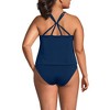 Lands' End Women's Tugless QuickDry Adjustable Strappy Back Tankini Top - 2 of 3