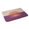 Deny Designs Moonlight Print Sunset Graphic Pink Memory Foam Bath Mat - 2 of 4