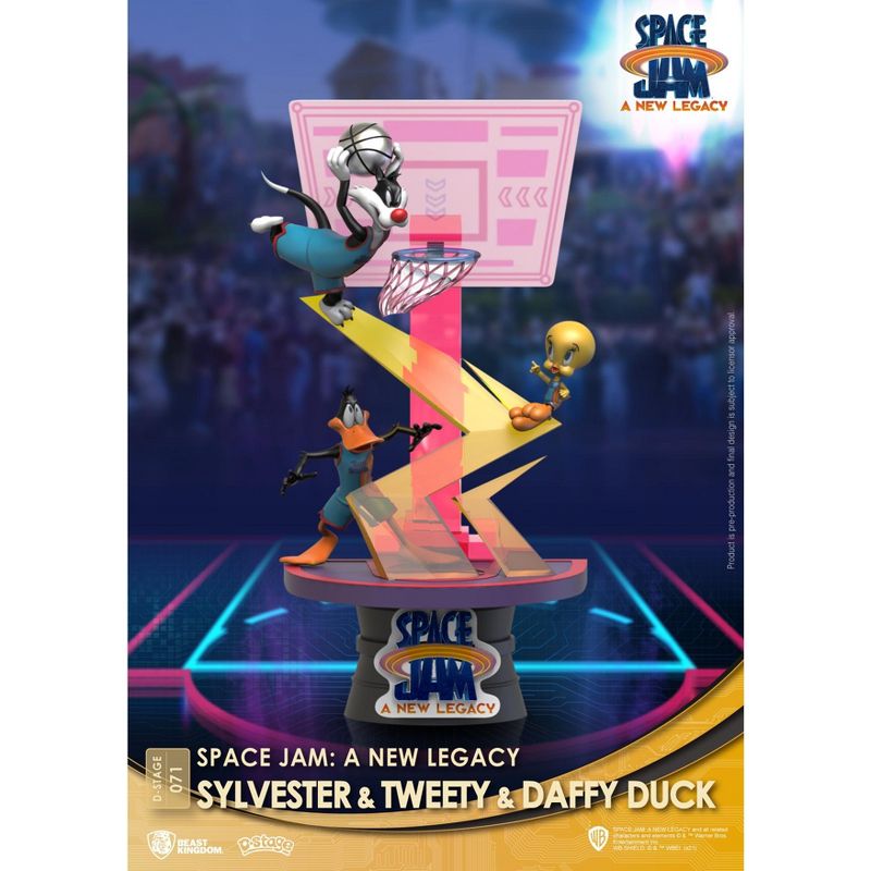 WARNER BROS Space Jam: A New Legacy-Sylvester & Tweety & Daffy Duck (D-Stage), 1 of 6