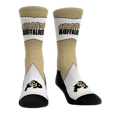 NCAA Colorado Buffaloes Adult Battle Call Crew Socks - L/XL