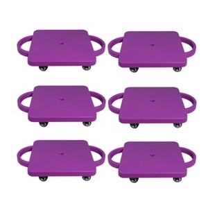 GSE Floor Scooter Board Set of 6, with Handles, Sitting Scooter for Kids Indoor Play, Fun Scoot Board - 1 of 4