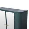 NicBex Wall Cabinet with Mirror Doors,Over the Toilet Storage Cabinet,Wall Mounted Bathroom Cabinet with Open Shelves,Storage Cabinet for Vanity - 4 of 4