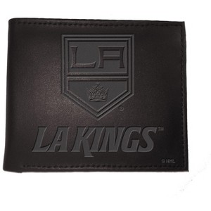 Evergreen NHL Los Angeles Kings Black Leather Bifold Wallet Officially Licensed with Gift Box - 1 of 4