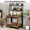 Costway 38” Heavy-Duty Dog Kennel on Wheels w/ Pull-out Tray Indoor Pet Furniture Wood Dog House Rustic Brown - 4 of 4