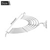 Unique Bargains Stainless Steel Semi-circular Strainers Corrosion-resistant Oil Drain Rack - 2 of 4