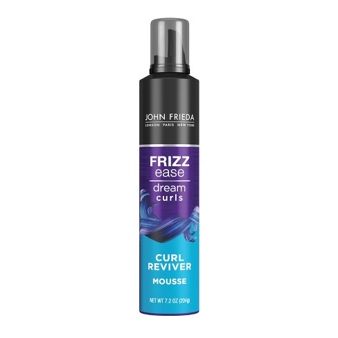 John Frieda Frizz Ease Dream Curls Curl Reviver Mousse, Enhances Curls, Flexible Hold, Frizzy Hair - 7.2oz - image 1 of 4