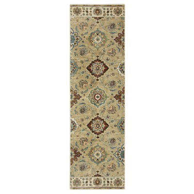 Oriental Weavers Francesca FR05D Tan/Multi Indoor Area Rug - 2'3" x 7'6"