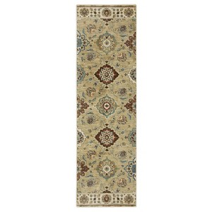 Oriental Weavers Francesca FR05D Tan/Multi Indoor Area Rug - 2'3" x 7'6" - 1 of 4