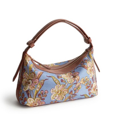 Vera Bradley Women's Oxford Canvas Roxbury Crescent Shoulder Bag