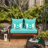 ARTPLAN Patio Deep Seating Loveseat Cushions All Weather Chair Outdoor Cushions Set of 5 for Patio Outdoor Furniture - 2 of 2