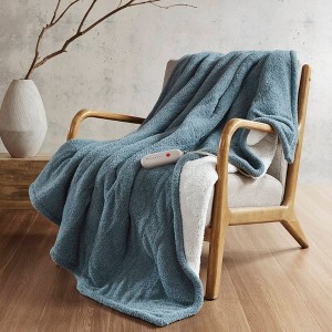 NicBex 1PC Dream Soft Heated Blanket, 5 Heat Settings Throw Blanket, 50x60" Blanket for Living Room or Bedroom, Overheat Protection, Bedroom Decor - 1 of 4