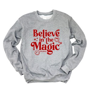 S.W.Smiley Believe in Magic Sparkle - Women's Graphic Sweatshirt - 1 of 4