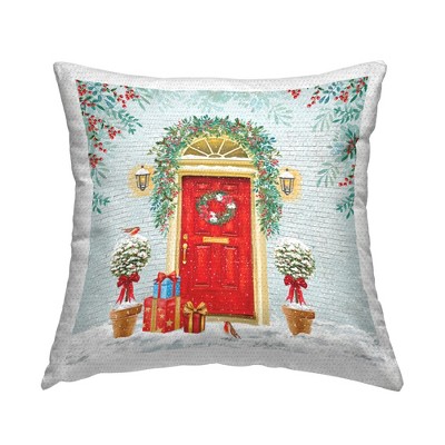 Stupell Industries Holiday Doorway Snowy Gifts