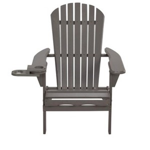 Jiallo Foldable Adirondack Chair with cup holder - 1 of 2