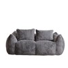 Kumasinova Large Bean Bag Chairs for Adults,Fluffy Loveseat Bean Bag Couch with 2 Pillows,Faux Fur Bean Bag Chair for Living Room,Bedroom - 4 of 4