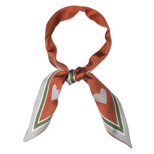 Allegra K Women's Skinny Ribbon Neck Scarf 34x4 inches(LxW) - 1 of 4