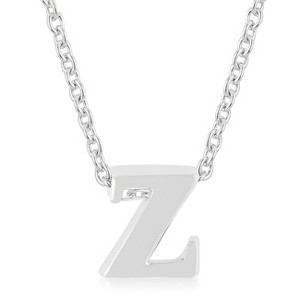 Slickblue Stylish Custom Initial Necklace for Women, 18" Link Chain+2" Ext., Rose Gold/Gold/Silver Options, b-z Options - 1 of 3