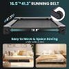 2.5HP Under Desk Portable Treadmill for Home, Office, 300Lbs Capacity, 41.3x16.5in Walking Jogging Machine Pad with Remote Control & LED Display - 3 of 4