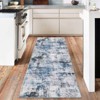 Abstract Machine Washable Rug with Non Slip Backing Ultra-Thin Non Shedding Stain Resistant Indoor Carpet for Living Room Bedroom Dining Room - 2 of 4