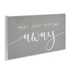 Stupell Industries Wash Your Worries Away Phrase, 17" x 7" - 3 of 4